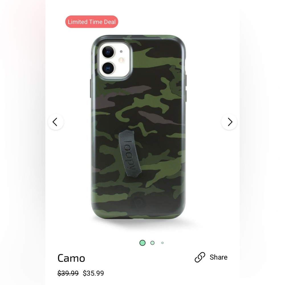 Camo Loopy Case for iPhone 11/Xr